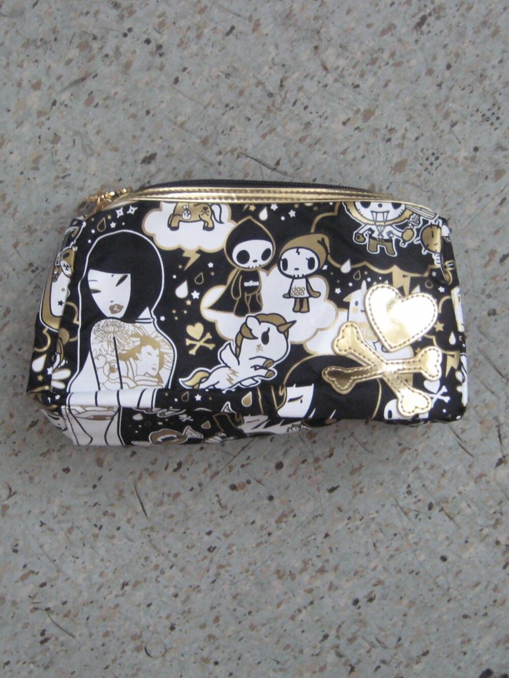 Tokidoki 24 Karat Cosmetic Pouch Case Bag -2011